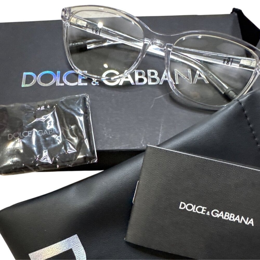 NWT Dolce & Gabbana DG5092 Crystal Women’s Eyeglasses MSRP $280 - Picture 2 of 9
